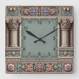 Relógio Quadrado Antique