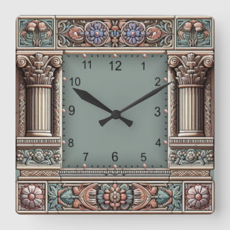 Relógio Quadrado Antique