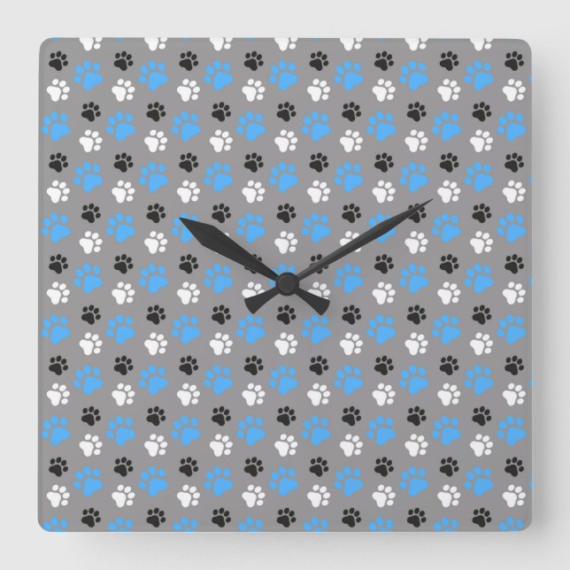 Relógio Quadrado Apenas Assistindo Meus Gatos (Frente)