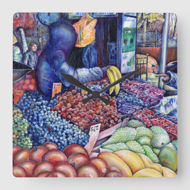 Relógio Quadrado Apenas Para Consumo Mental (Frente)