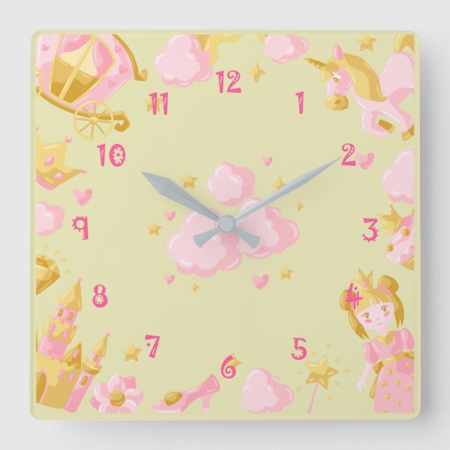 Relógio Quadrado Arco  (Frente)