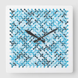 Relógio Quadrado Arctic Flow – Ritmo Azul
