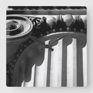 Relógio Quadrado Arquitetura NYC III