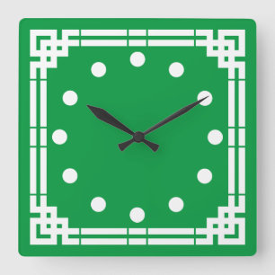 Relógio Quadrado Art Deco