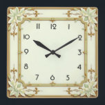 Relógio Quadrado Art Deco<br><div class="desc">design de relógio do excelente. Você vai adorar como os outros. Esteja livre para usar este design para outro produto que você quiser ou para personalizar e adicionar seu texto. Siga-me para mais. Obrigado. Tenha um bom dia.</div>