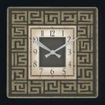 Relógio Quadrado Art deco<br><div class="desc">design de relógio do excelente. Você vai adorar como os outros. Esteja livre para usar este design para outro produto que você quiser ou para personalizar e adicionar seu texto. Siga-me para mais. Obrigado. Tenha um bom dia.</div>