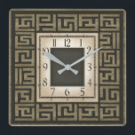 Relógio Quadrado Art deco<br><div class="desc">design de relógio do excelente. Você vai adorar como os outros. Esteja livre para usar este design para outro produto que você quiser ou para personalizar e adicionar seu texto. Siga-me para mais. Obrigado. Tenha um bom dia.</div>