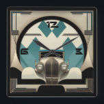 Relógio Quadrado Art Deco car<br><div class="desc">design de relógio do excelente. Você vai adorar como os outros. Esteja livre para usar este design para outro produto que você quiser ou para personalizar e adicionar seu texto. Siga-me para mais. Obrigado. Tenha um bom dia.</div>