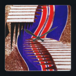 Relógio Quadrado Art Deco Design nº 6 em Emporio Moffa<br><div class="desc">Vintage Art Deco design.</div>