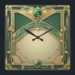 Relógio Quadrado Art Deco Exclusivo<br><div class="desc">design de relógio do excelente. Você vai adorar como os outros. Esteja livre para usar este design para outro produto que você quiser ou para personalizar e adicionar seu texto. Siga-me para mais. Obrigado. Tenha um bom dia.</div>