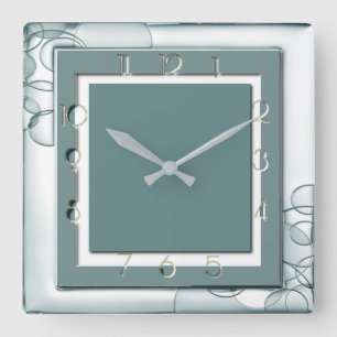 Relógio Quadrado Art Deco Mint