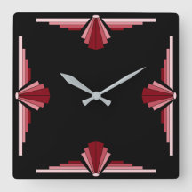 Art Deco Patterno em vermelho