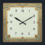 Relógio Quadrado Art Deco Soft Mint<br><div class="desc">design de relógio do excelente. Você vai adorar como os outros. Esteja livre para usar este design para outro produto que você quiser ou para personalizar e adicionar seu texto. Siga-me para mais. Obrigado. Tenha um bom dia.</div>