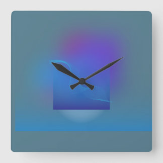 Relógio Quadrado "Arte Eterno: Incrível Muro Cava com Artística