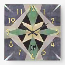 Arte marroquina Deco Batik Monogrammed