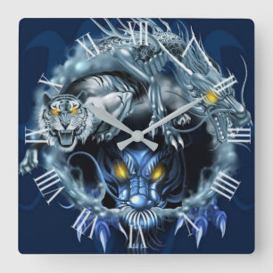 Relógio Quadrado Arte moderna