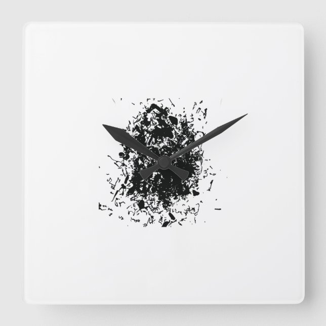 Relógio Quadrado Arte para Parede e Decoração > Relógios (Frente)