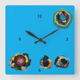 Relógio Quadrado Arte para Paredes & Decoração > Relógios