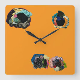 Relógio Quadrado Arte para Paredes & Decoração > Relógios