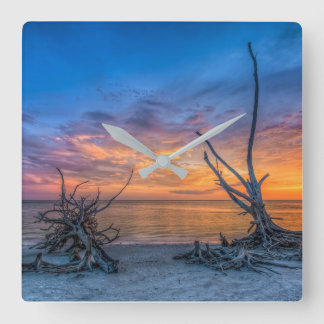 Relógio Quadrado As árvores do amante