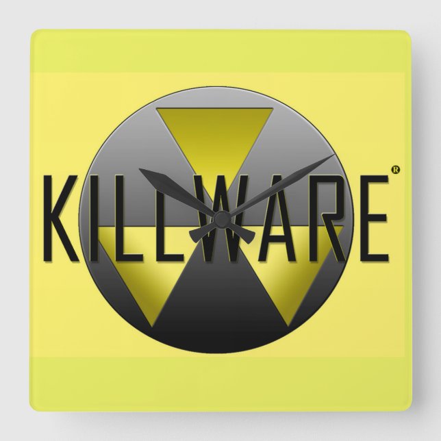 Relógio Quadrado As crónicas de KillWare® (Frente)