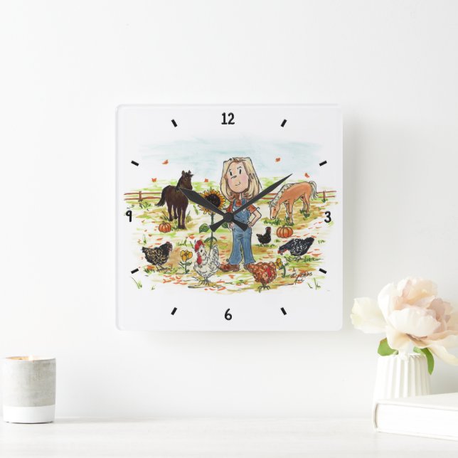 RELÓGIO QUADRADO AS-MFALL (Lar)