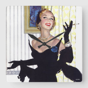 Relógio Quadrado As mulheres inteligentes são demasiado 2 perigoso