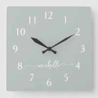 Assinatura de Rótulo Monograma Verde Sage Minimali