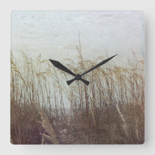Relógio Quadrado Através das Dunas II