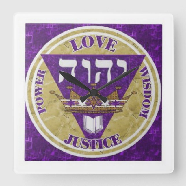 Relógio Quadrado Atributos Principais (Frente)