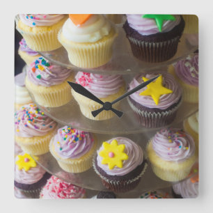 Relógio Quadrado Austrália, Victoria, Melbourne, Ruas.