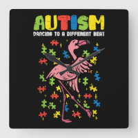 Autismo Dançando Diferente Bata Flamingo Cute