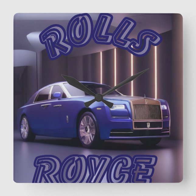 RELÓGIO QUADRADO AUTO CAR (Frente)