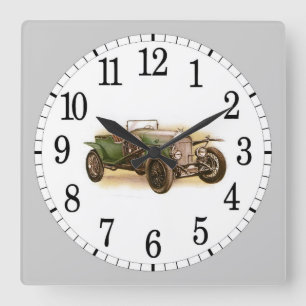 Relógio Quadrado Automóvel Vintage