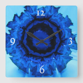 Relógio Quadrado Azul Frizzle
