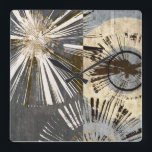 Relógio Quadrado Azulejos de explosão I<br><div class="desc">Home Décor</div>