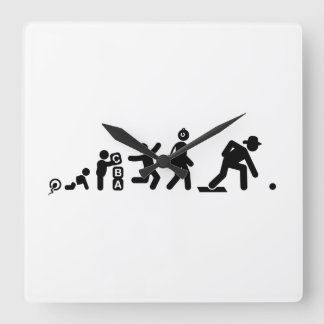 Relógio Quadrado Bacia do gramado