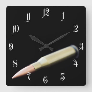 Relógio Quadrado Bala