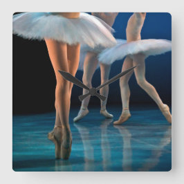 Relógio Quadrado Balé de dança