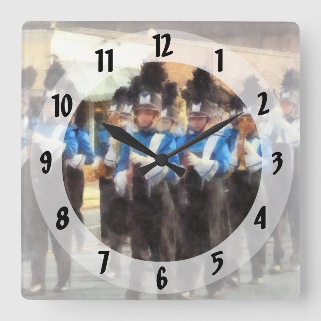 Relógio Quadrado Banda (Frente)