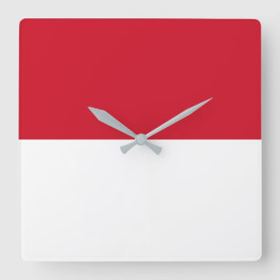 Relógio Quadrado Bandeira do Marrocos