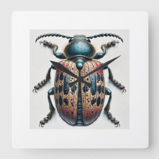 Relógio Quadrado Bark beetle 091024IREF221 - Watercolor