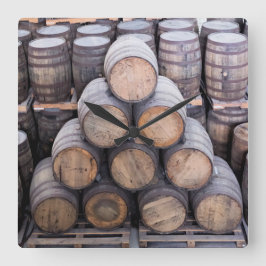 Relógio Quadrado Barris de Rum Exclusivos