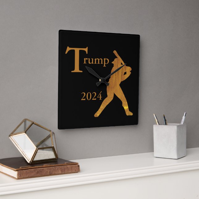 Relógio Quadrado Baseball (Escritório)