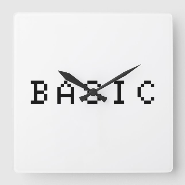 RELÓGIO QUADRADO BÁSICO (Frente)