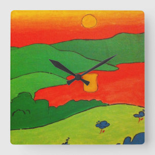 Relógio Quadrado bellogallery - pulsos de disparo