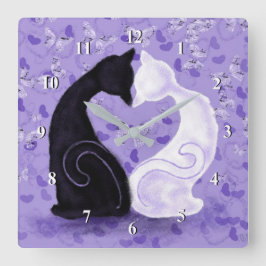 Relógio Quadrado Belo Amor