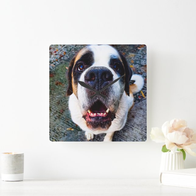 Relógio Quadrado Bernhadiner  (Lar)