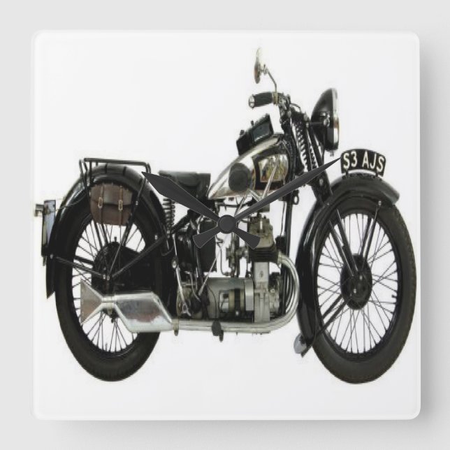 Relógio Quadrado bicicleta (Frente)