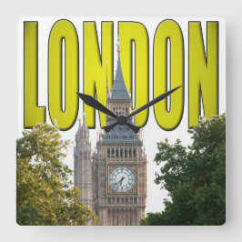 Relógio Quadrado Big Ben Londres Inglaterra